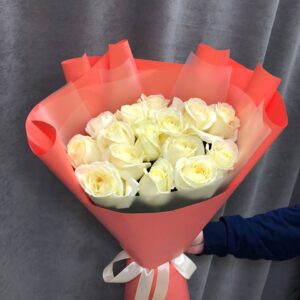 Букет Белый коралл (9)