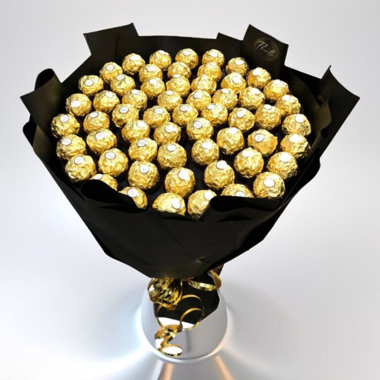 Стильный букет Ferrero Rocher